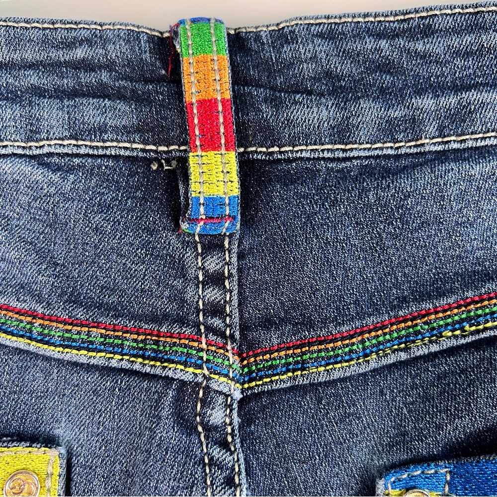 Coogi Blue Jeans with Colorful Pocket Design 16W Women’s - Picture 9 of 11